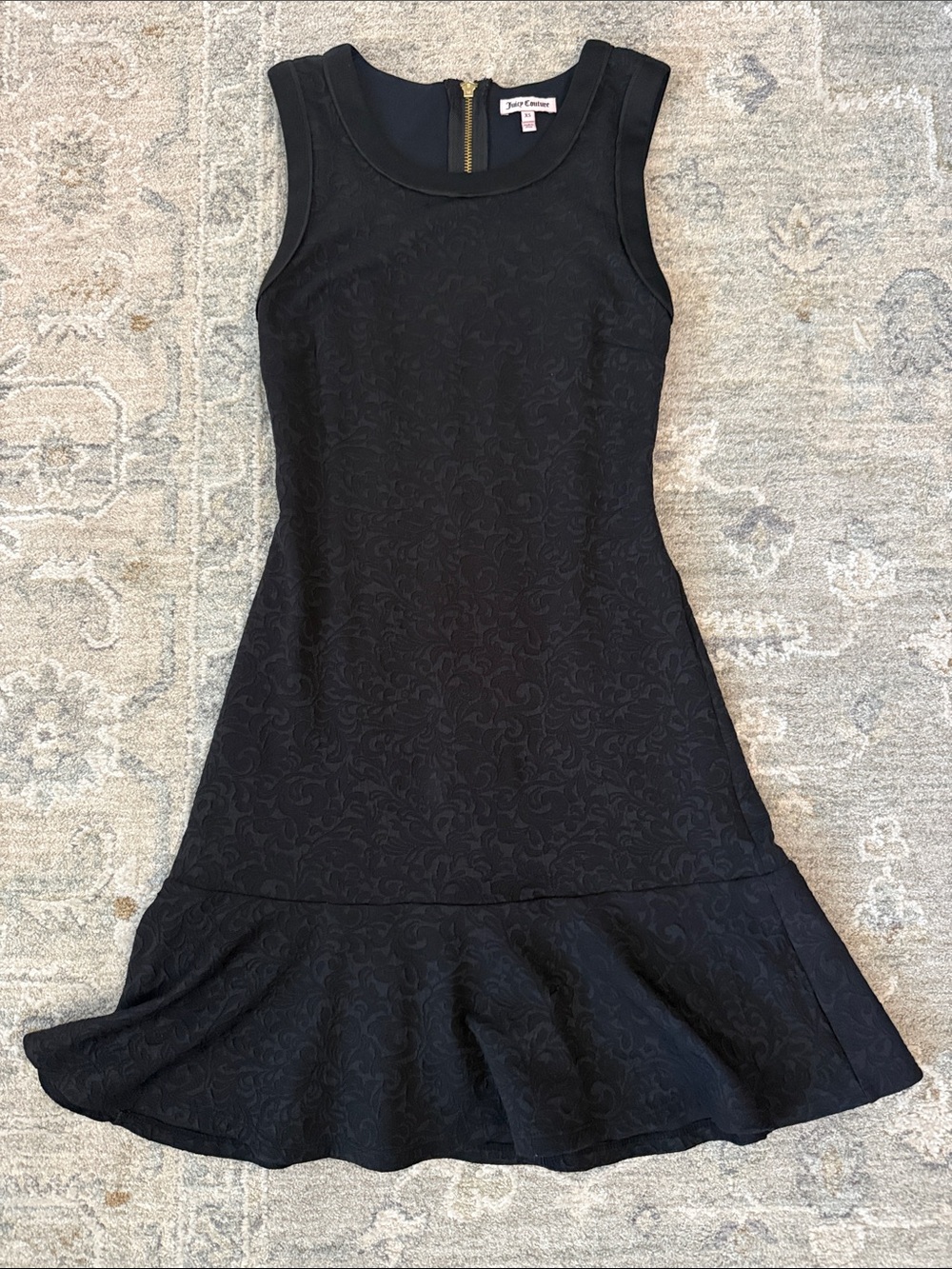 Juicy Couture Sleeveless Flared Hem Dress